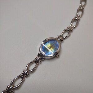 7.5 Inch Blue And Silver Tone Claremont Watch